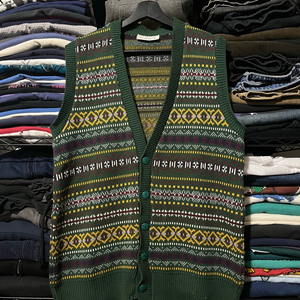 Le Chateau Multicolor Striped Knit Sweater